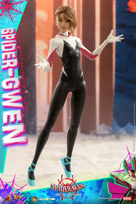 Hot Toys Mms Spider Man Into The Spider Verse Th Scale Spider Gwen Collectible Figure