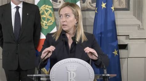 Giorgia Meloni Nuovo Presidente Del Consiglio Ecco La Lista Dei