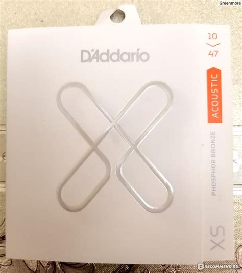 Струны для акустической гитары D'Addario XSAPB1047 - «Хорошие струны ...