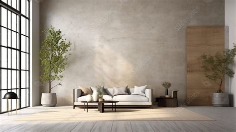 Contemporary Wall Mockup For Creating A Modern Interior Aesthetic ...