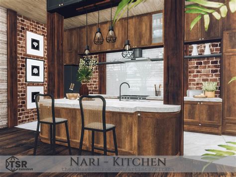 The Sims Resource Nari Kitchen TSR CC Only