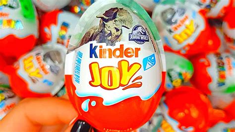 New A Lot Of Kinder Surprise Eggs Kinder Joy Jurassic World