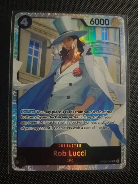 ONE PIECE CARD Game Rob Lucci OP05 093 SR EUR 3 65 PicClick FR