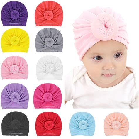 Baby baumwolle blends Stirnband Weiche Turban Haar Bands für Kinder