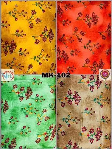 MIX Procion Print Printed Rayon Fabric Floral At Rs 44 Meter In Pali