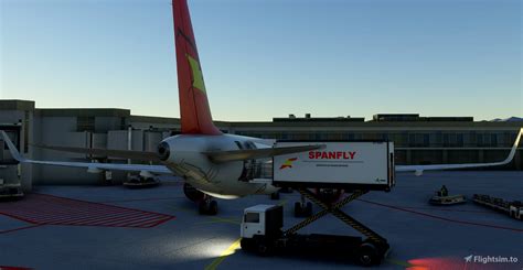 Spanfly Ground Catering Truck For Microsoft Flight Simulator Msfs