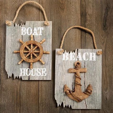 Nautical Wooden Signs And Nautical Wood Wall Decor Upgrade Your Indoor