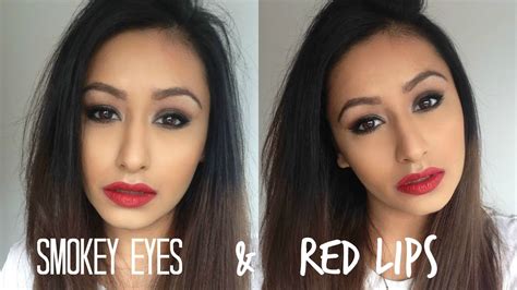 Tutorial Smokey Eye And Red Lips Youtube