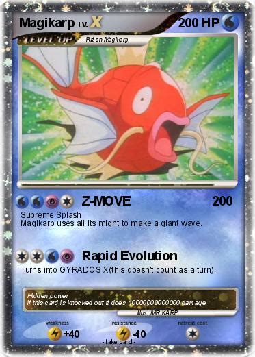 Pokémon Magikarp 1481 1481 - Z-MOVE - My Pokemon Card