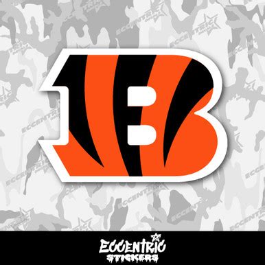 Cincinnati Bengals Vinyl Sticker - Eccentric Stickers