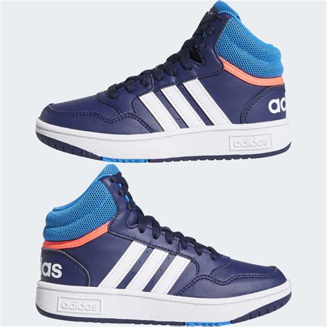 adidas Hoops Mid Shoes - Blue | adidas UAE