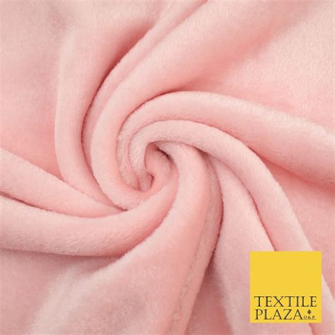 14 Colours Premium Soft Double Sided Cuddle Fleece Fabric Material 300gsm Ebay