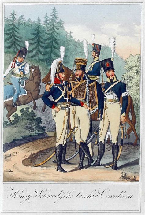 Swedish Uniforms, circa 1810