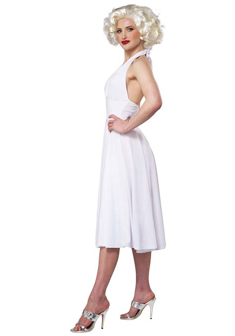 Marilyn Monroe Dress Costume Sexy White Costume Dress