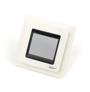 Devireg Touch Thermostat Pure White W Frame Devi Heating Sydney