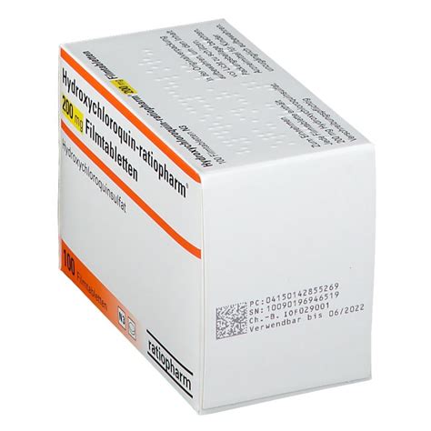 Hydroxychloroquin Ratiopharm Mg St Mit Dem E Rezept Kaufen