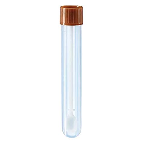 Faeces Tube With Spoon Screw Cap X Mm Transparent Erohe