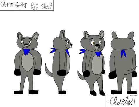 Glutton Gopher Reference Sheet By Cinemacomgrounds On Newgrounds