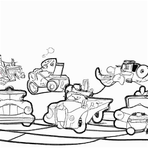 Desenhos De Carros Da Disney Para Imprimir E Colorir Pintar