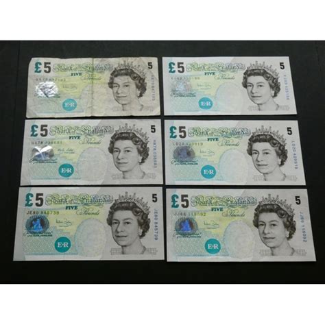 GREAT BRITAIN BANK OF ENGLAND 5 Pounds Various Including LOWTHER