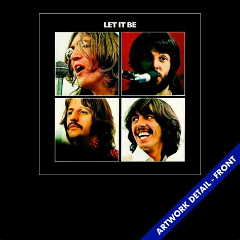 The Beatles T Shirt Let It Be Album Cover Art The Beatles Shirt