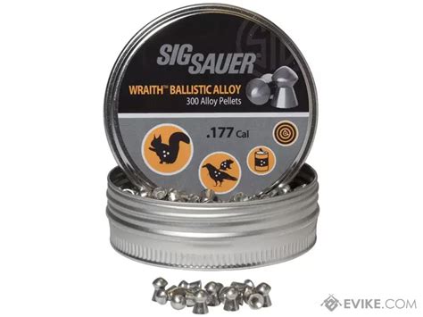 SIG Sauer Wraith Lead Domed 177 Caliber Pellets 300 Rounds MORE