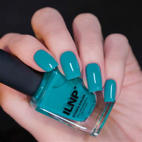 Retro Teal Time Traveling Teal Studio Color Nail Polish By Ilnp