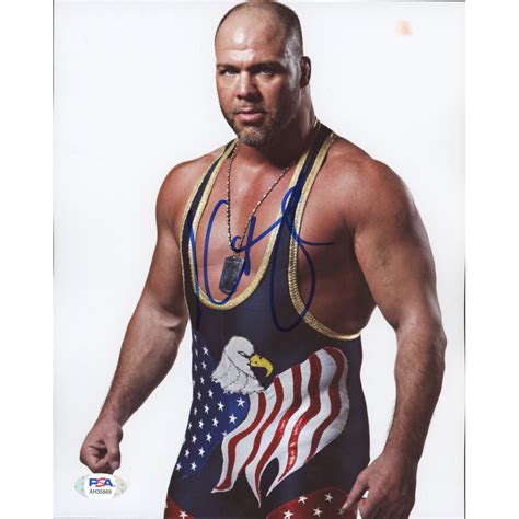 Kurt Angle Signed Wwe X Photo Psa Pristine Auction