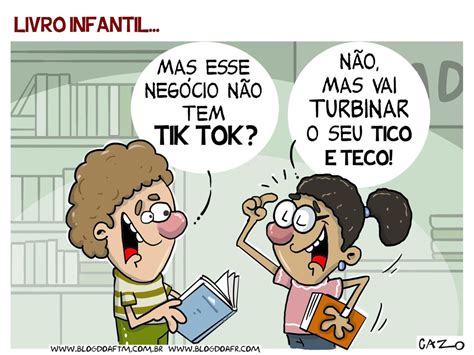 Charge Livro Infantil Blog Do Aftm