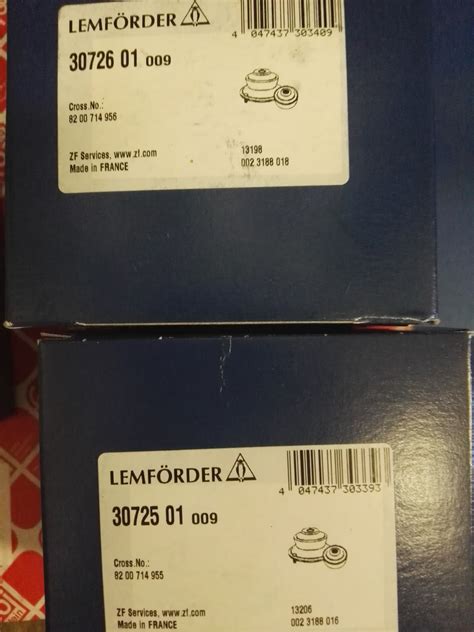 8200714956 Комплект сайлентблоков задней балки Рено Laguna 2 (Лагуна 2 ...