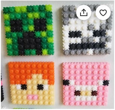 Pin On Plastic Canvas Diy Minecraft Perler Beads Designs Etsy