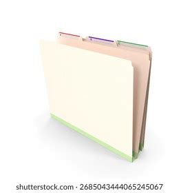 Brown Cardboard File Folder 3D Object 2298509197 | Shutterstock