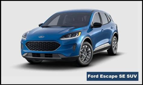 Ford Escape Se Suv Specs Price Top Speed Mileage Review