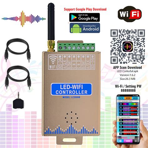 LC 2000B SPI LED WIFI Music Controller