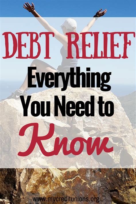 There Are Five Types Of Debt Relief Programs They Are A Debt