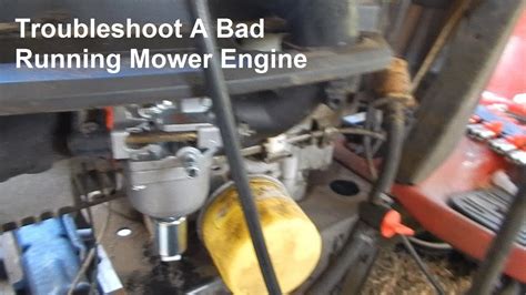 Craftsman Riding Mower Runs Rough Hard To Start Troubleshoot