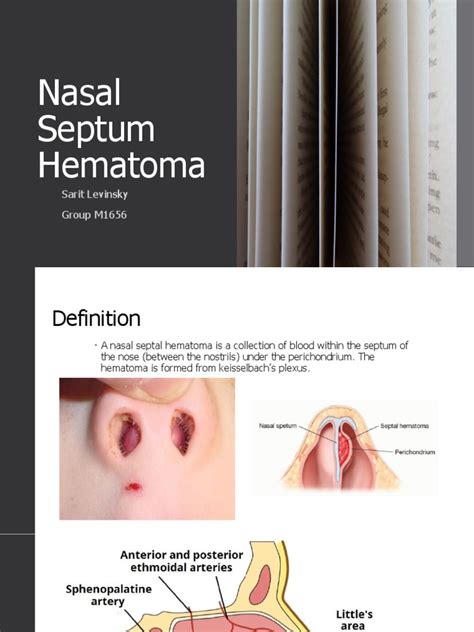 Nasal Septum Hematoma | PDF | Human Nose | Clinical Medicine