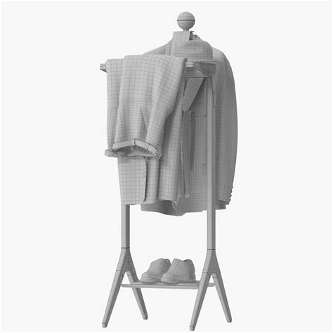 The Classical Valet Stand 3D Model CGTrader