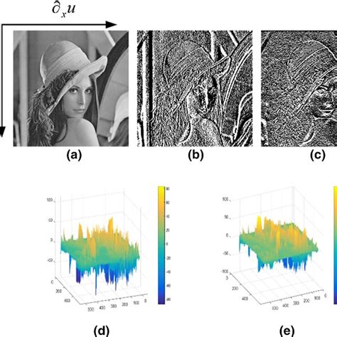 Anisotropic Distribution Of Two Directional Gradient A Image “lena” B