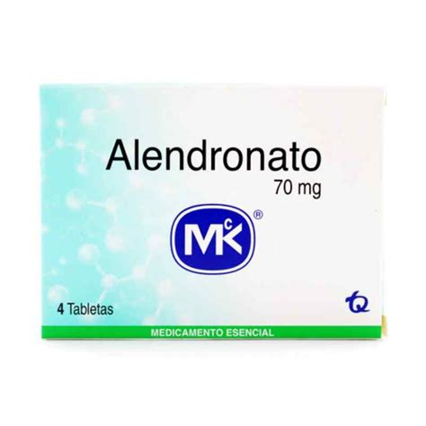 ALENDRONATO 70 MG CAJA X 4 TABLETAS MK Droguerías Farmapalacio