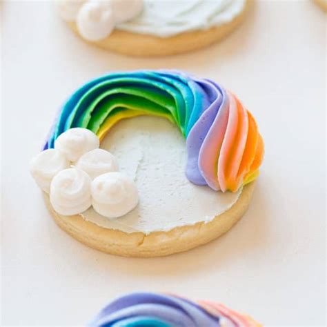 Rainbow Sugar Cookie I Am Baker