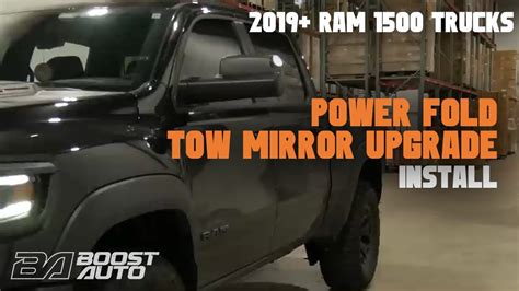 Full Tow Mirror Install Dodge Ram Power Fold Tow