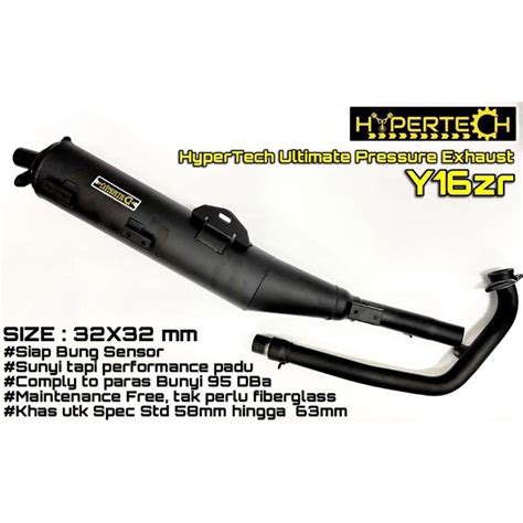 100 ORIGINAL HYPERTECH ULTIMATE PRESSURE EXHAUST Y15ZR Y16 LC135 V4 V8