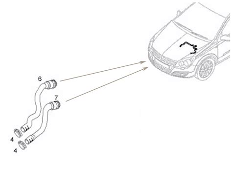 Przewody Nagrzewnicy OPEL ASTRA H ZAFIRA B 1 6 E Opel24 Pl