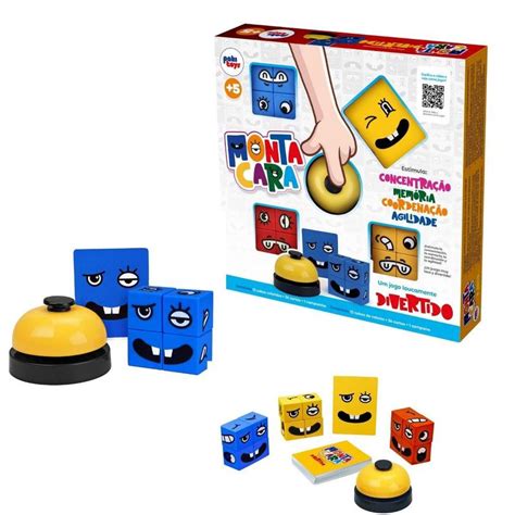 Jogo Educativo Cubo Das Emo Es Monta Cara Express O Faces Pakitoys