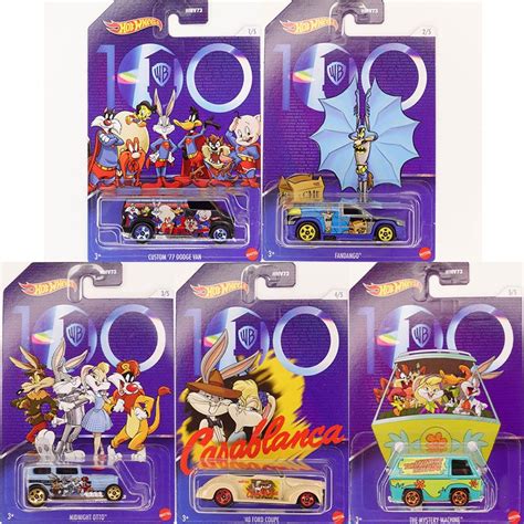 Hot Wheels HMV Metal Premium Cartão Tema Série Warner Bros Toy Car Model MUIG Shopee Brasil