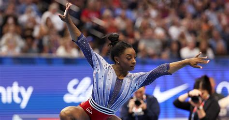 Simone Biles Dominates Day Of U S Gymnastics Trials Amid Team Usa