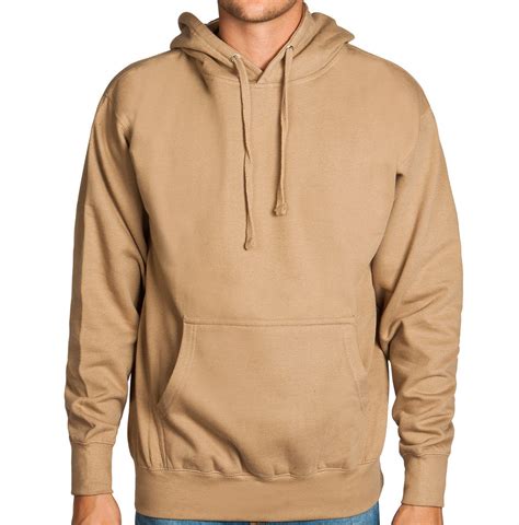 Khaki Fleece Pullover Hoodie Flex Suits