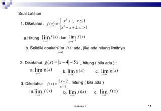 Bab 3 Limit Dan Kekontinuan Kalkulus 1 PPT