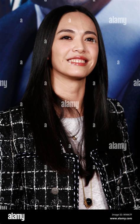 Chinese Actress Yao Chen Smiles At A Press Conference For The Premiere